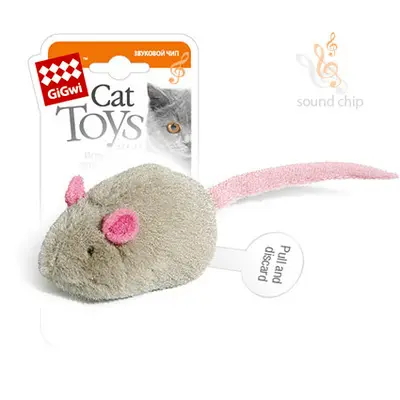 Игрушка для кошек Мышка со звуковым чипом
